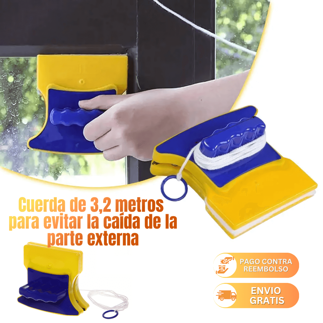 Limpiador Magnetico Para Vidrios Y Ventanas + Envio gratis