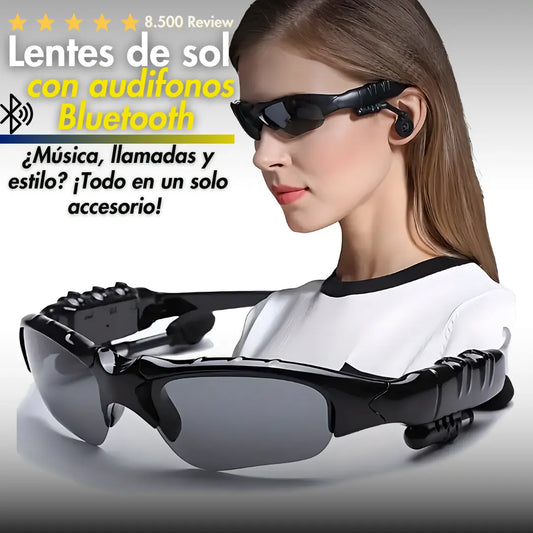 Lentes de sol con audifonos Bluetooth manos libres