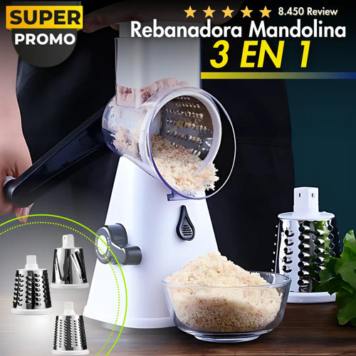 Rebanadora Mandolina 3 en 1