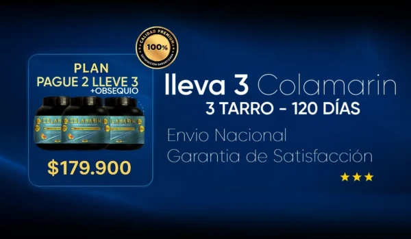 Colamarin Pague 2 y lleve 3 + Obsequio - Image 1